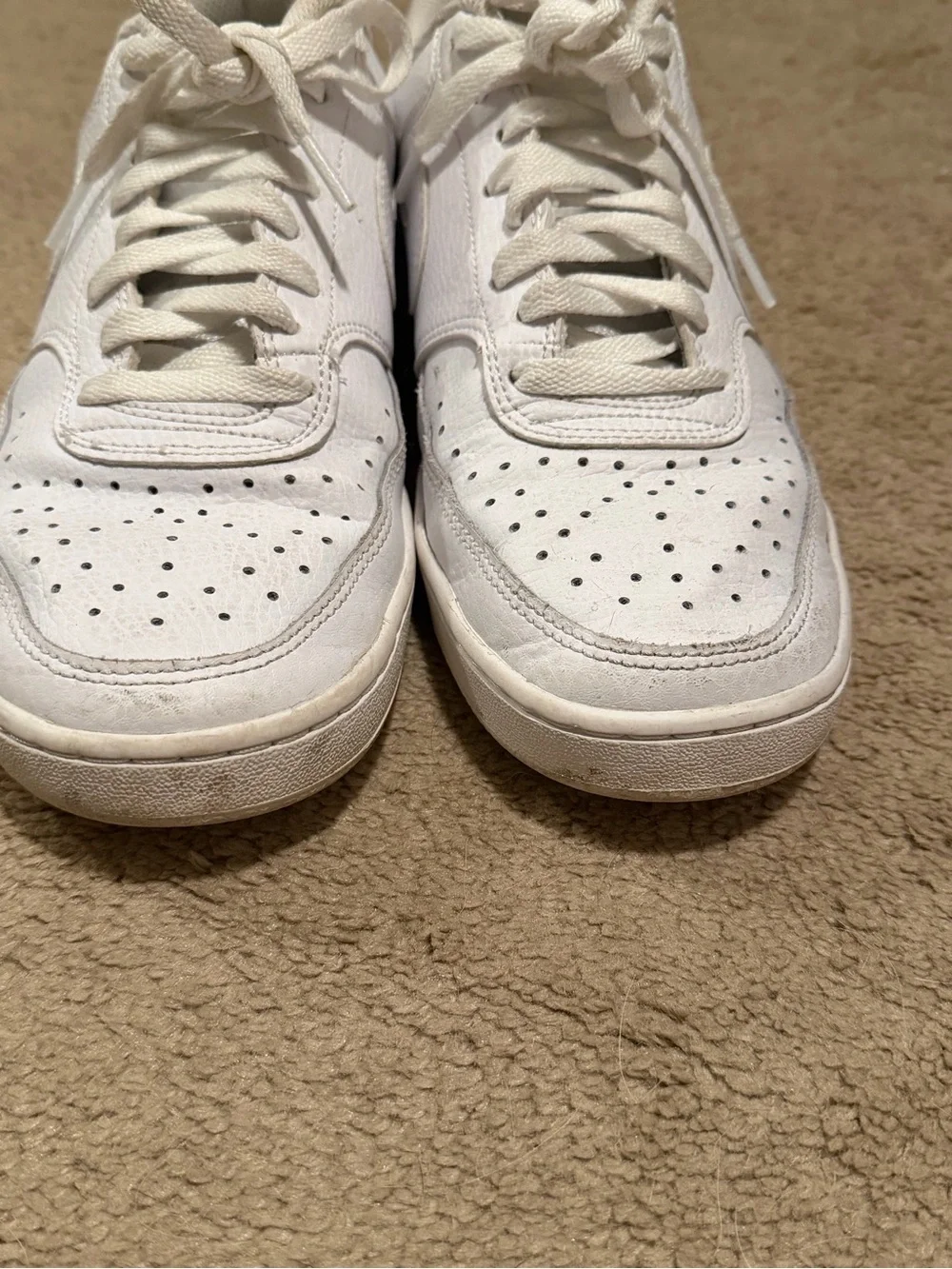 Nike White Low-Top Sneakers